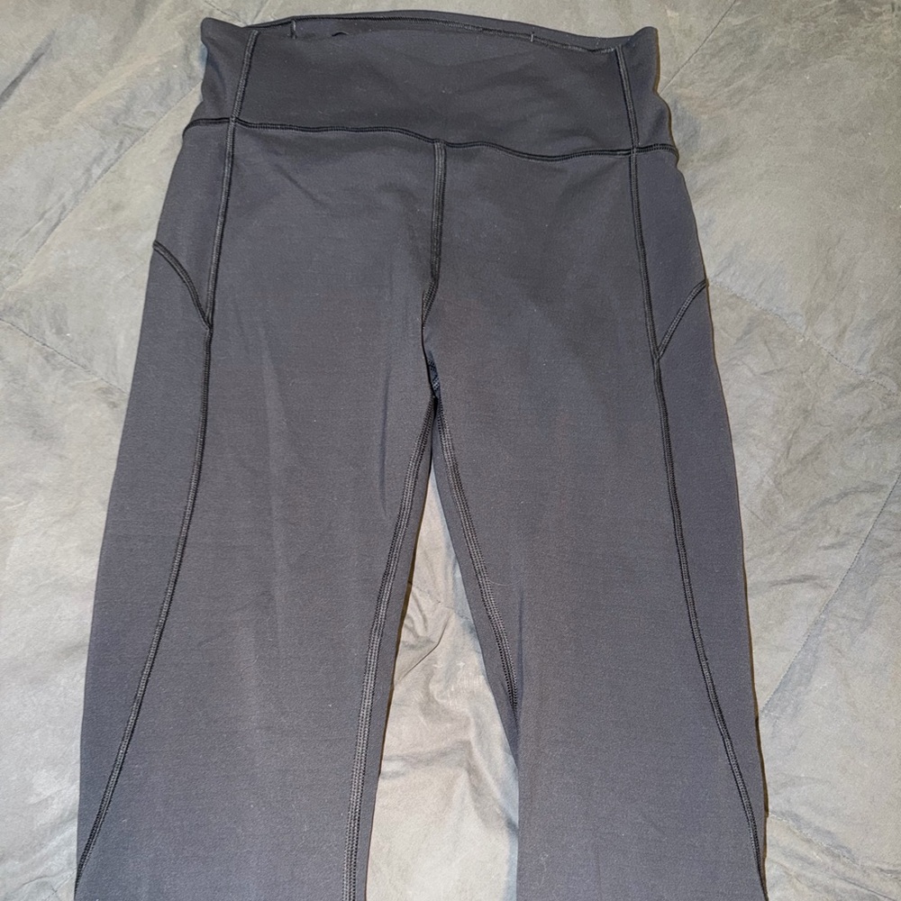 Lululemon Dark Grey Leggings: Size 6